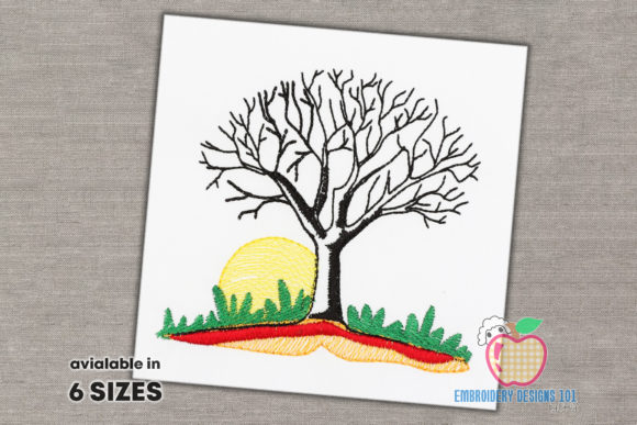 Bare Tree Without Leaves at Sunset: A Designer’s Review
