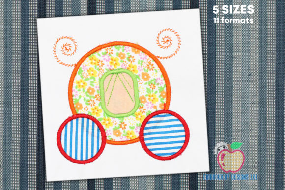 Review: A Carriage in Red Green Color Applique