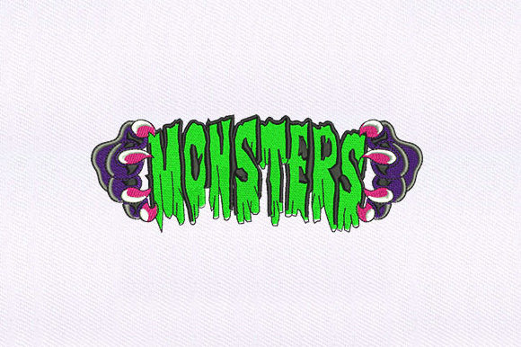 Review: Monsters Text for Halloween Embroidery