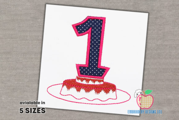 Reviewing A Cake for First Birthday Applique