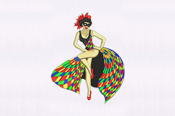 Skirt Flailing Dancer: A Holiday Embroidery Review