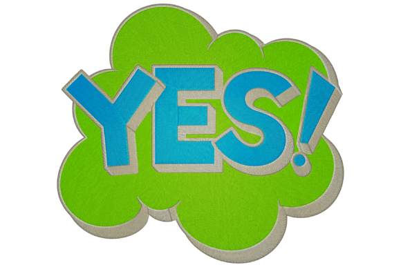 Yes Logo Embroidery: A Designer’s Craft Fair Review
